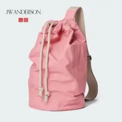 ユニクロ JWA ドローストリングバッグ ピンク
