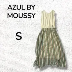 【S】AZUL BY MOUSSY ノースリーブ ロングワンピース