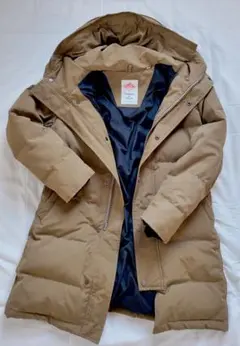 DANTON ダントン ダウンコート カーキ 36 ファー取外し可