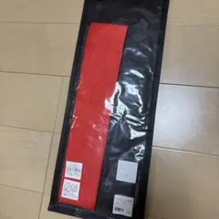 重ね襟 赤 地紋入り