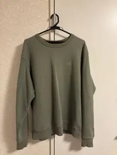 Champion オリーブグリーン クルーネックトレーナー