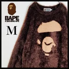新品未使用】A BATHING APE FACE KNIT L セーター 黒 - メルカリ