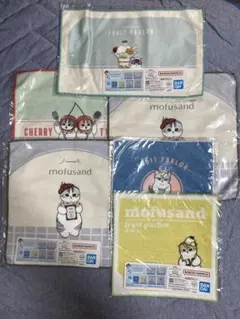 이치방쿠지 mofusand 패브릭 컬렉션 5종 6장 세트