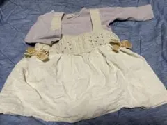 petit main ワンピースとロンパース長袖 70cm 女の子 幼児 女児