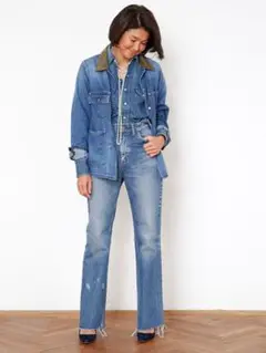 MADISON BLUE ストレートデニム ライトブルー MADISON BLUE ストレートデニム ライトブルー パンツ