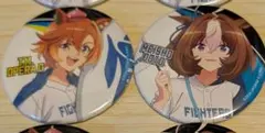 ウマ娘　Fビレッジ　テイエムオペラオー　メイショウドトウ　缶バッジ　2点