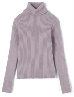 GRL タートルネック リブニット トップス [k8534v] ラベンダー М