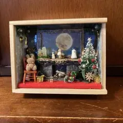 クリスマス ミニチュア ドールハウス ハンドメイド
