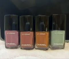 【Diorおまけつき】CHANEL ネイルポリッシュ 4色セット(残存半分以上)