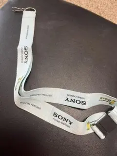 SONY ストラップ 水色　中古