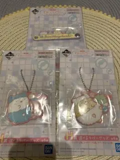 すみっコぐらし ラバーチャーム、コードバンド3種セット