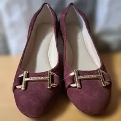 Cole Haan スエード パンプス ウォータープルーフ防水　ウェッジソールのサムネイル