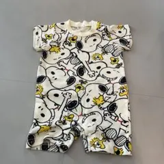 PEANUTS スヌーピー総柄ロンパース70サイズ