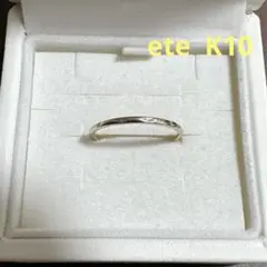 ete K10 クレールカットリング K10 クレール カットリング（710931） ｜ women（ウィメンズ） ｜ ete