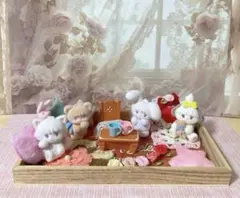 mikko charactersフィギュア（ガチャ）ジオラマセット　ハンドメイド