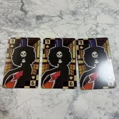 ONE PIECE ワンピース 台湾限定 トランプ ブルック 3枚セット