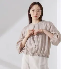 ◎新品未使用◎ ナノユニバース　シアージップブルゾン