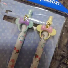 東京ディズニーリゾート ボールペン2本セット　カチューシャ