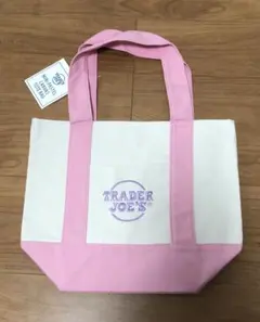 新品未使用⭐︎2025年春発売限定トレーダージョーズ　ミニトートバッグ　ピンク