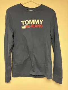 TOMMY JEANS ロゴ長袖カットソー ネイビー　グラフィックTのサムネイル