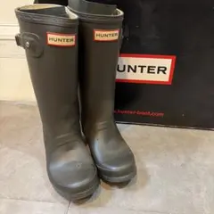 HUNTER 長靴　レインブーツ　20-21cm UK13 EU32のサムネイル