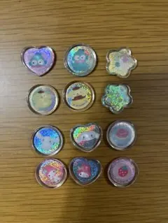 おはじきシール　サンリオ　おすそわけ