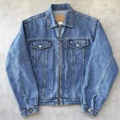 90s 00s OLD GAP デニムジャケット M 台湾製 ブルー ジップ