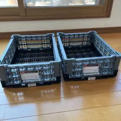 DULTON スタッキングコンテナボックス2個 グレーのサムネイル