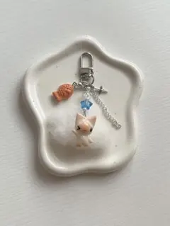 シャムねこちゃん ハンドメイド 樹脂粘土 ウィッシュコア 平成女児