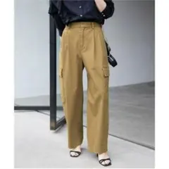 SLOBE IENA タックカーゴチノトラウザー　スローブイエナ