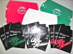 新品アルファロメオGatta melataフロッキー筆記体ワッペン3色9枚セット