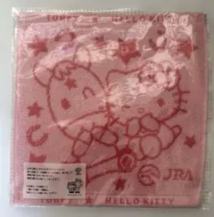 JRA ターフィー＆ハローキティ コラボ ミニタオル