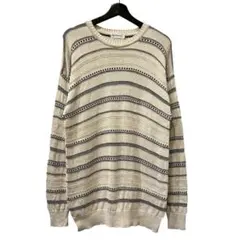 90s BURBERRY ボーダーニット 名作 ノヴァチェック 初期