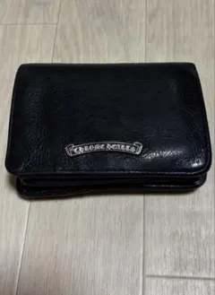 クロムハーツ CHROME HEARTS ジョーイ ウォレット joey 原本有 CHROME HEARTS（クロムハーツ） 美品 原本付き 正規 JOEY SCRLL LBL
