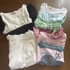 120 女の子向け トップス 4点セット まとめ売り