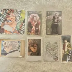 不死川実弥 冨岡義勇 アートコースター チェキ風ブロマイド 無限城 柱カフェ