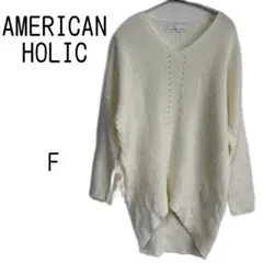 AMERICANHOLIC アメリカンホリック 長袖 ビック ニット トップス