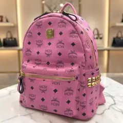 【極美品】MCM スモール スタッズ ヴィセトス リュックサック バックパックのサムネイル