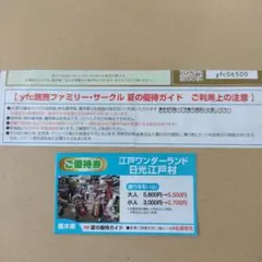 日光江戸村　ご優待券のサムネイル