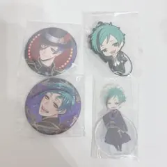 ツイステ フロイド ミニアクスタ 缶バッジ まとめ売り