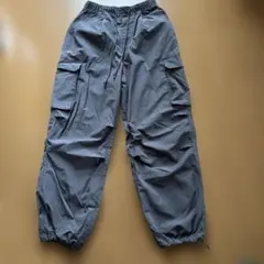 GU グレー カーゴパンツ