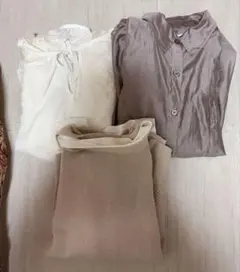 トップス ブラウス 3点セット