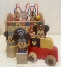 KIDEA BUSY BOX〈ミッキー＆フレンズ〉木製 知育玩具 バンダイ