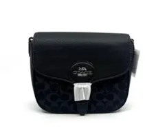 【新品・未使用】COACH アメリア サドル バッグ シグネチャー デニム