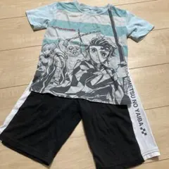 鬼滅の刃 光るパジャマ 120cm 半袖