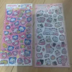 キャンディグリッターステッカー シール２種