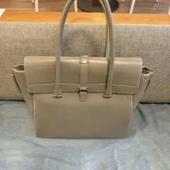 お値下げ！Tiffany & Co. グレー レザーハンドバッグのサムネイル