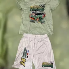 Ｔシャツ.セットアップ 〜レーシングカー柄〜新品未使用品〜男女兼用〜サイズＭ〜Ｌのサムネイル