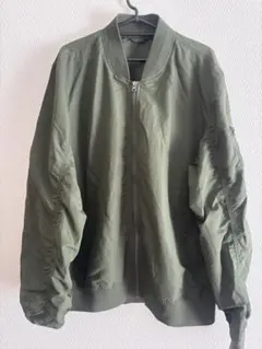 オリーブ MA-1スタイルジャケット 3L