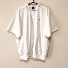 【レア・ホワイト美品】NIKE 半袖 プルオーバー 裏地メッシュ
